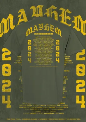 Mayhem World Tour 2024 T-Shirt