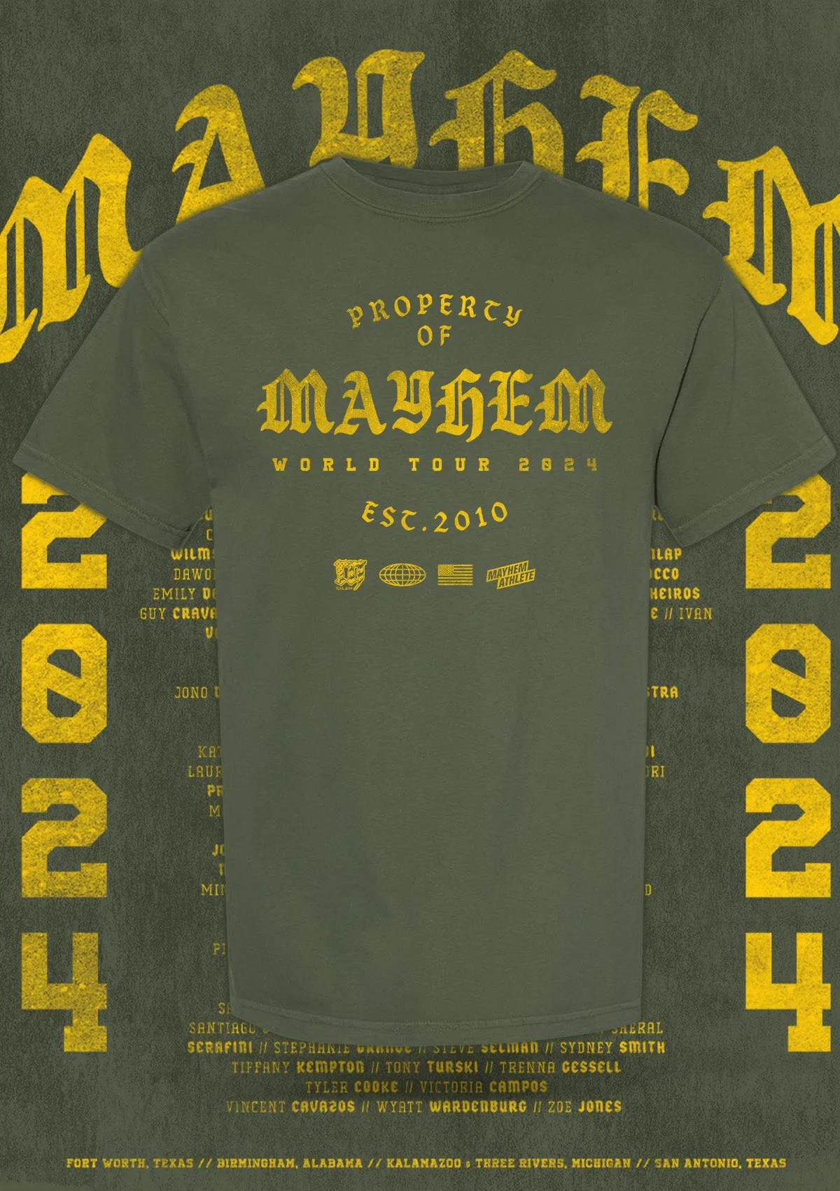 Mayhem World Tour 2024 T-Shirt