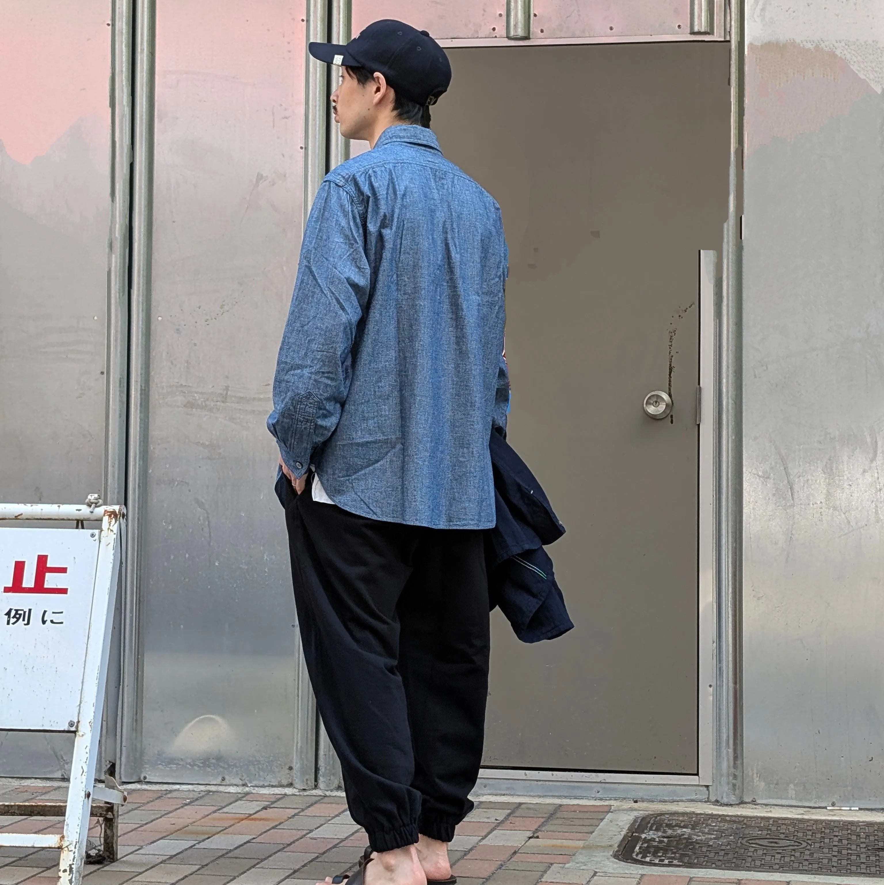 POST O'ALLS - No.1  Shirt - Classic chambray Indigo - 1201-CC