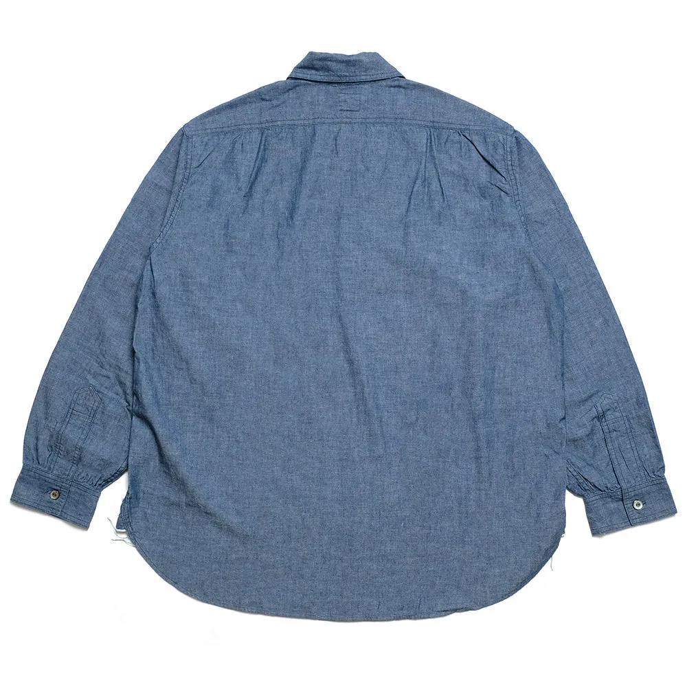 POST O'ALLS - No.1  Shirt - Classic chambray Indigo - 1201-CC