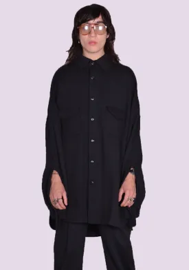 RANDOM IDENTITIES JS-10-22 SWEAT OVERSHIRT BLACK