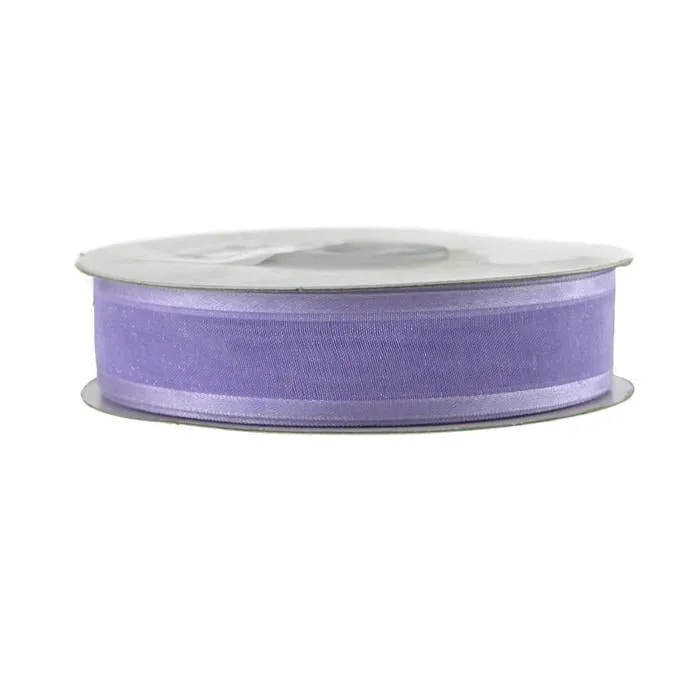 Satin-Edge Sheer Organza Ribbon, 7/8-Inch, 25-Yard