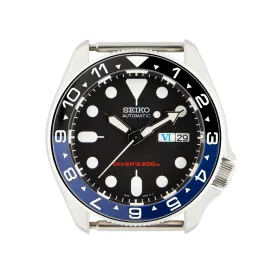 SKX007/SRPD Lumed Ceramic Bezel Insert: Dual Time Style Batman