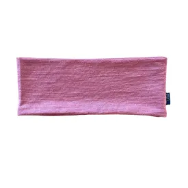 Stirnband rosé, Merinowolle & Seide (bio/GOTS)