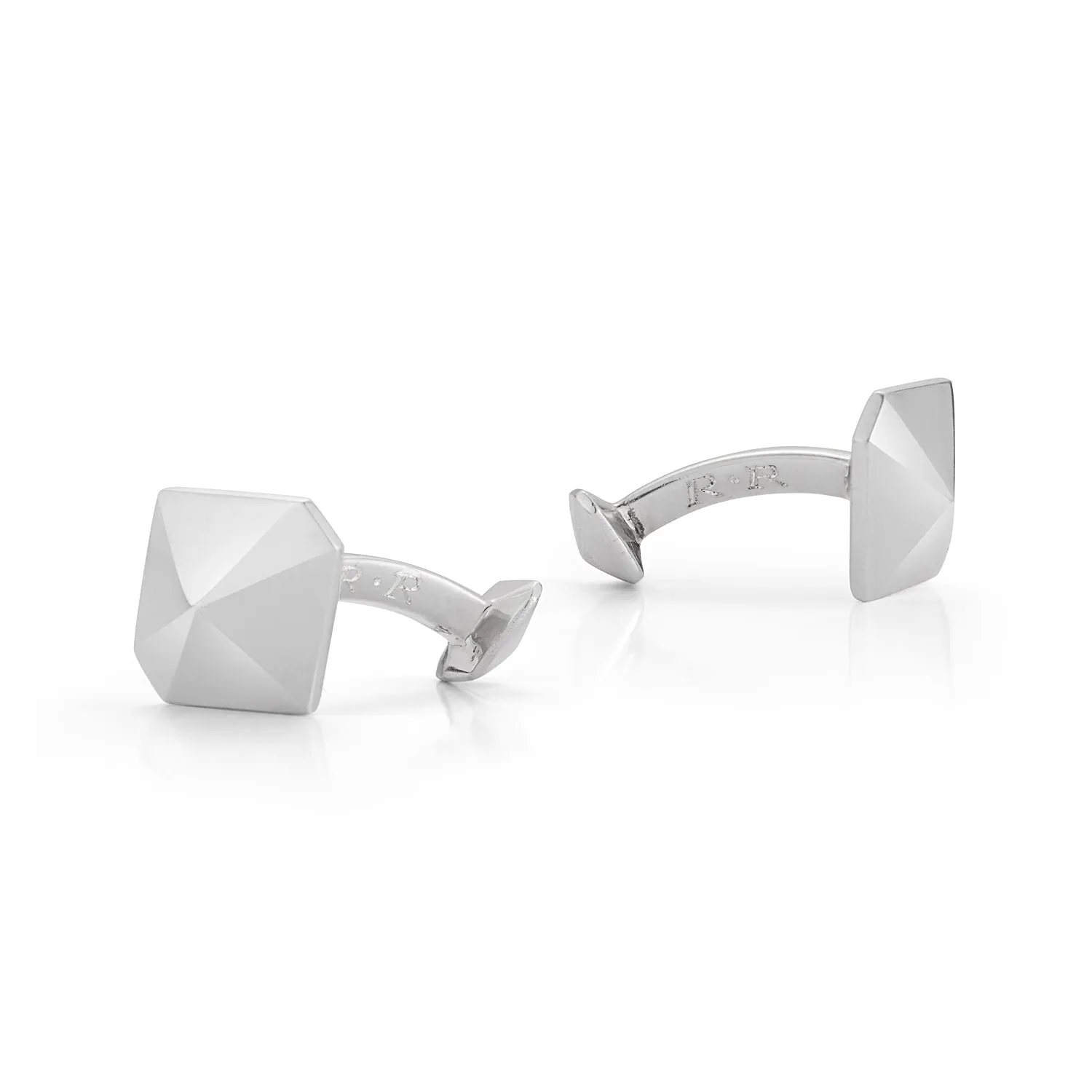 SYDNEY STERLING SILVER ORIGAMI CUFFLINKS
