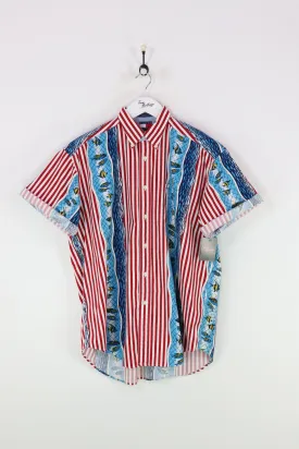 Tommy Hilfiger Fish Shirt Blue/Red XXL