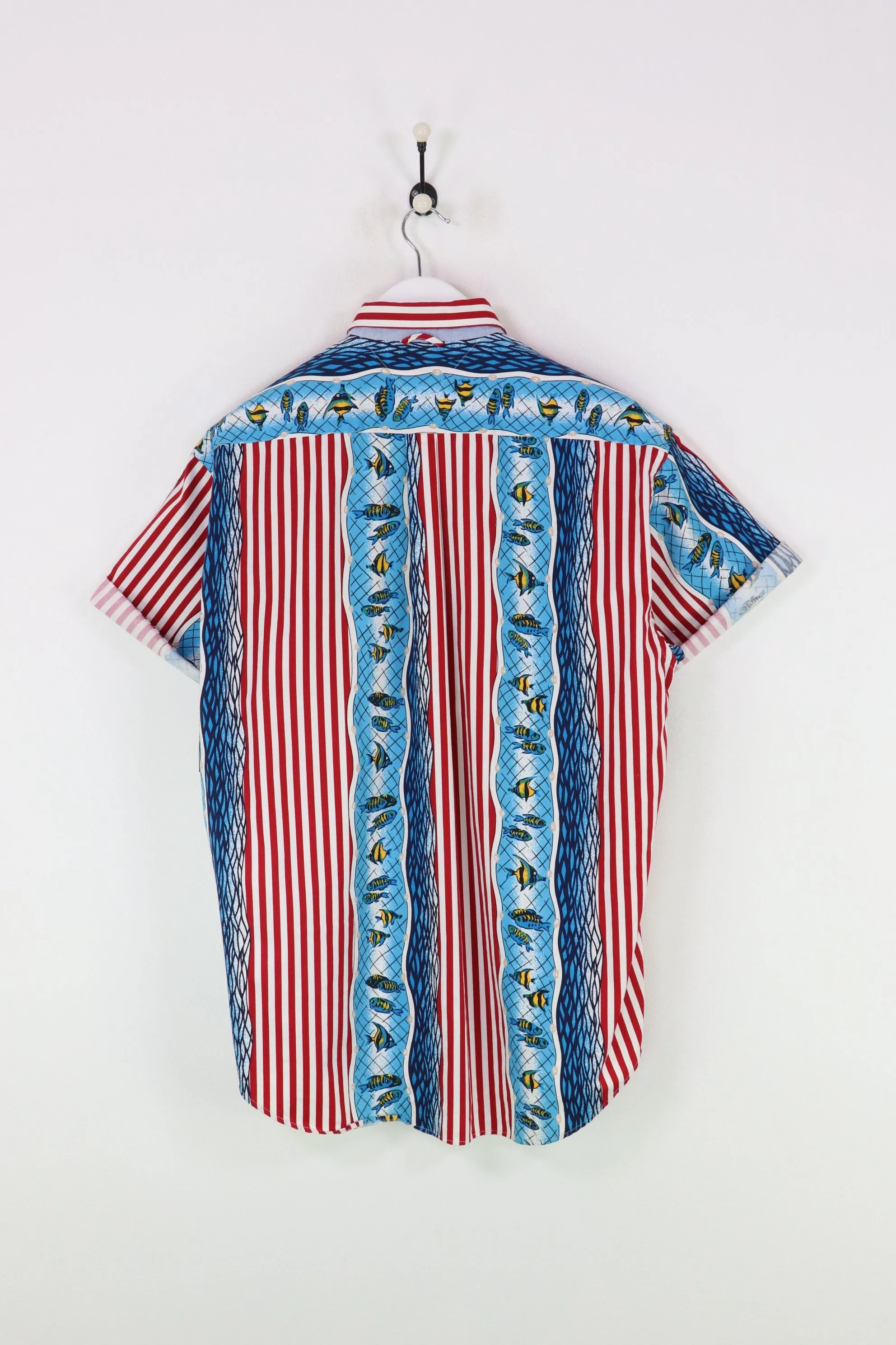 Tommy Hilfiger Fish Shirt Blue/Red XXL