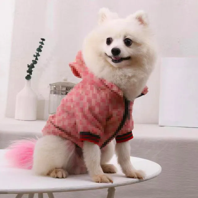 TrendyHoodie with Lining Dog Clothing