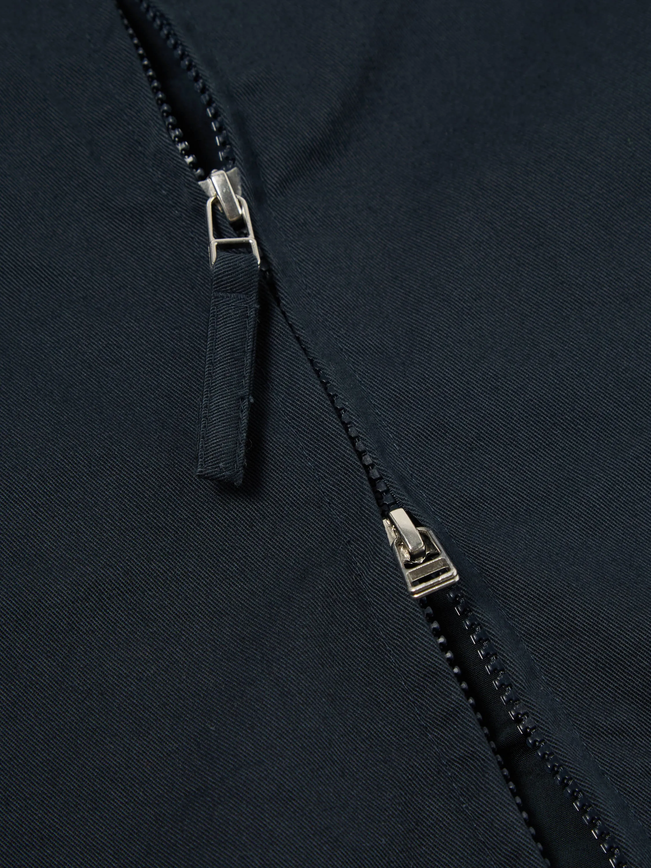 Universal Works Windcheater in Navy Embroidered Twill
