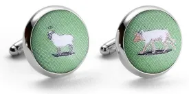 Wolf in Sheep's Clothing: Cufflinks - Mint