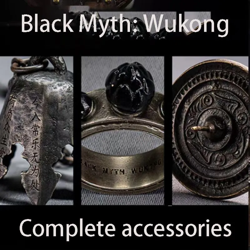Wu Kong Four-Piece Set, Wukong Limited Edition Collector's Edition with Gift Box Set, 1:1 Scale Accessories, (PS5 Game Not Included)