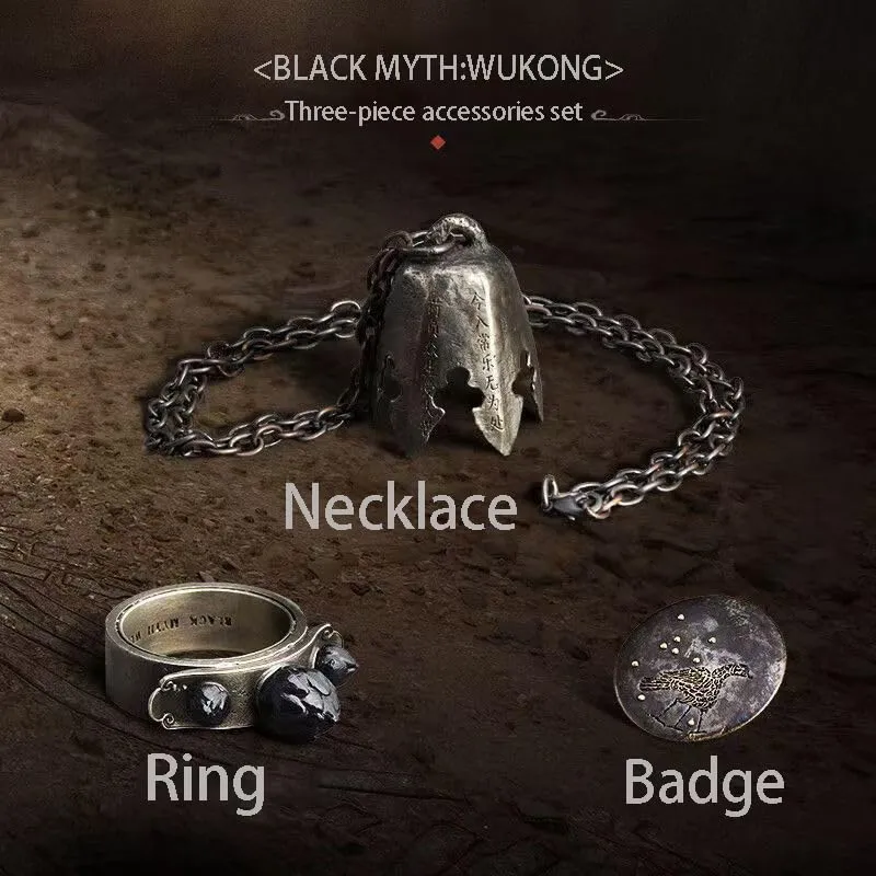 Wu Kong Four-Piece Set, Wukong Limited Edition Collector's Edition with Gift Box Set, 1:1 Scale Accessories, (PS5 Game Not Included)